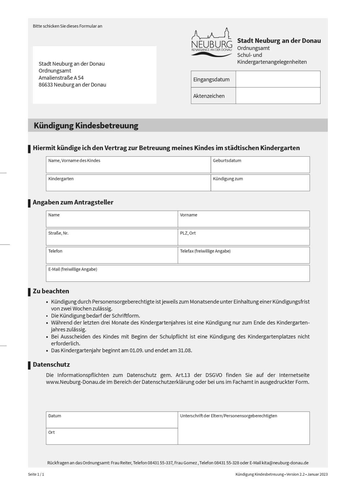 kindergarten-kuendigungsformular